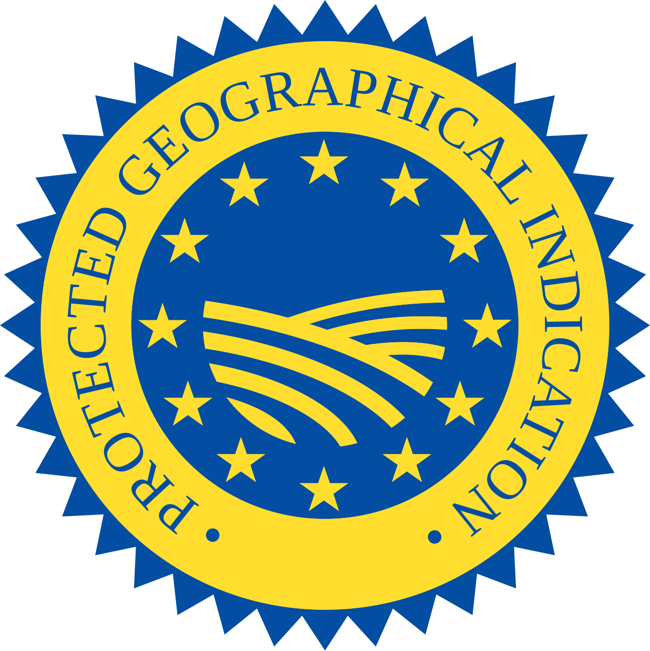 Protected Geographical Indication certification seal